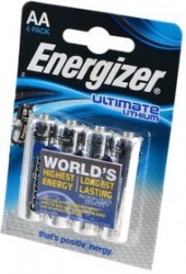 Energizer Ultimate LITHIUM FR6 BL4, Элемент питания