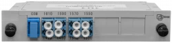 Мультиплексор CWDM одноволоконный 4-канальный (trx:1610-1550, 1470-1530), в пластиковом слоте