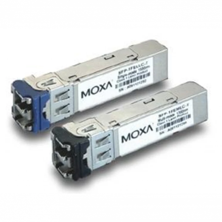 SFP-модуль 100BaseFX, многомодовое оптоволокно, SFP-1FEMLC-T, MOXA