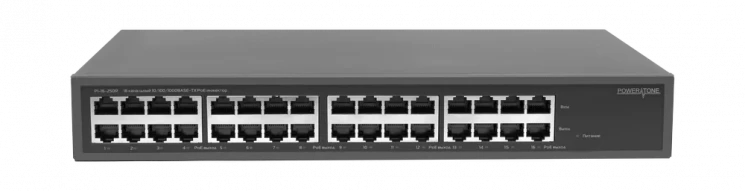 PoE инжектор стоечный неуправляемый PI-16-250R, 16x10/100/1000BASE-T PoE 802.3af&at, PoE бюджет 250Вт