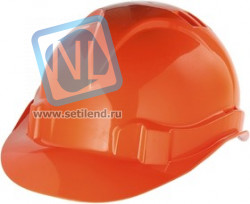 89113, Каска защитная из ударопрочной пластмассы, оранжевая Россия