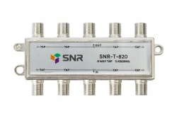Ответвитель абонентский SNR-T-820 на 8 отводов, вносимое затухание IN-TAP 20dB.