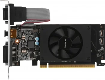Видеокарта Gigabyte PCI-E GV-N710D3-2GL 2.0 NVIDIA GeForce GT 710 2Gb 64bit DDR3