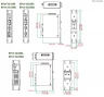 NPort IA5450A 4-портовый усовершенствованный асинхронный сервер RS-232/422/485 в Ethernet MOXA