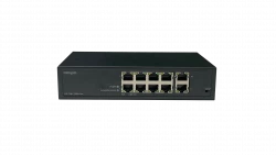 Неуправляемый 8 портовый PoE коммутатор PUS-TT08L-120RM Plus с изоляцией портов и возможностью установки в стойку