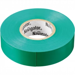 Изолента ПВХ 15мм (рул.10м) зел. NIT-B15-10/G Navigator 71232