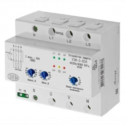 Реле многофункциональное УЗМ-3-63К 230В AC/400В AC УХЛ4 Меандр A8302-16939237
