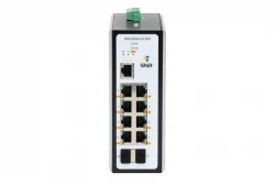 Управляемый промышленный POE коммутатор уровня 2 SNR-S225Gi-8T-POE