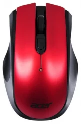 Мышь Acer OMR032 черный/красный оптическая (1600dpi) беспроводная USB (3but)