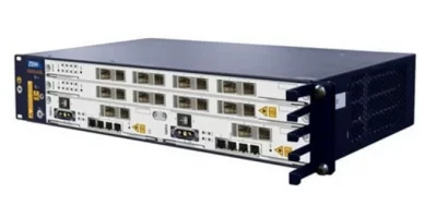 2RU шасси ZTE OLT GPON, 2 слота для установки интерфейсных модулей, 8 GPON портов, DC