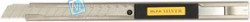 OL-SVR-1, Нож OLFA с выдвижным лезвием и корпусом из нержавеющей стали, 9мм
