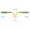 Патчкорд оптический FC/APC-SC/APC SM 5 метров