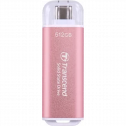 Накопитель SSD Transcend USB-C 512GB TS512GESD300P ESD300 розовый