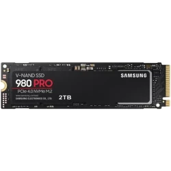 Накопитель SSD Samsung 980 PRO, PCIe M.2, NVMe, V-NAND 3-bit MLC, 2 ТБ