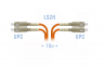 Патчкорд оптический SC/UPC-SC/UPC MM (62,5/125) Duplex 10 метров