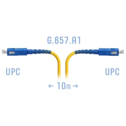 Патчкорд оптический B-Optix SC/UPC SM G.657.A1 10 метров