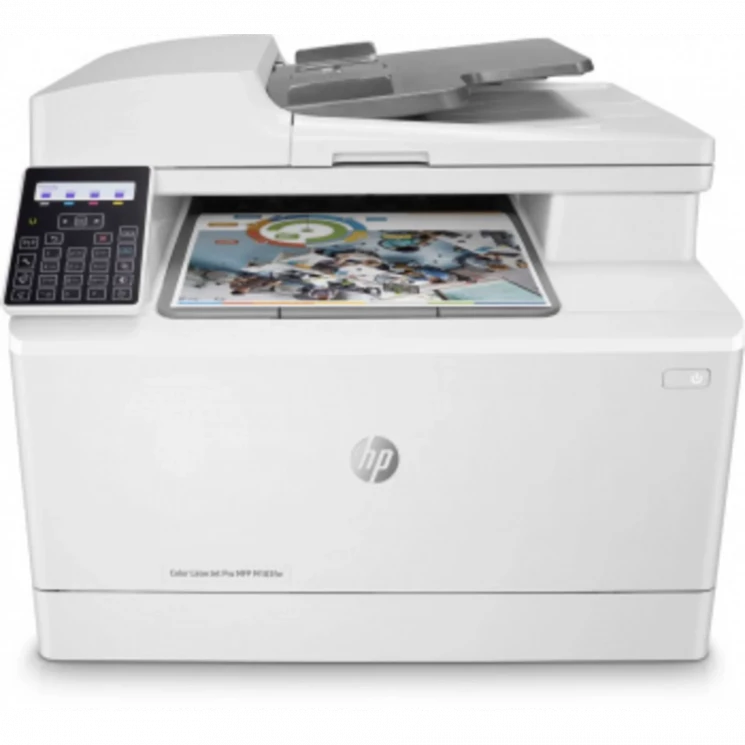 МФУ лазерный HP Color LaserJet Pro M183fw (7KW56A) A4 Net WiFi белый