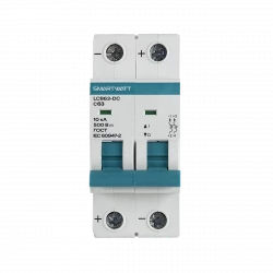 Модульный автоматический выключатель SMARTWATT PDE LCB63H-DC-C50/2, 50 А, 2P, кривая C, 10 кА
