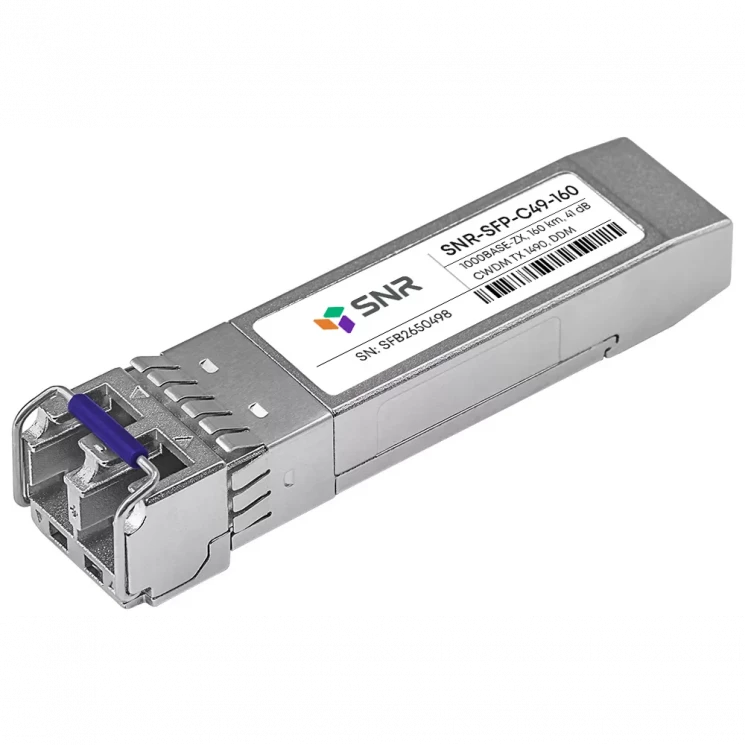 Модуль SFP CWDM оптический, дальность до 160км (41dB), 1490нм