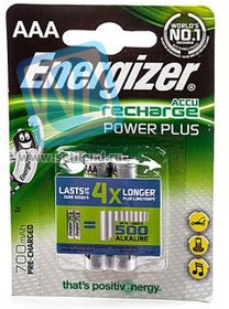 Energizer Recharge Power Plus AAA 700мАч BL2, Элемент питания