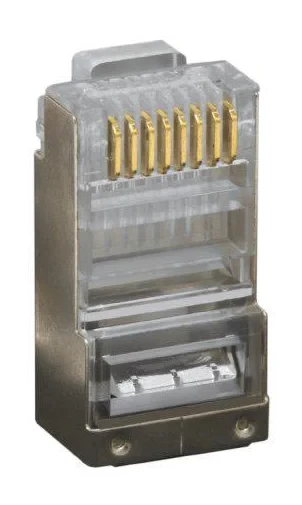 Коннектор RJ-45s 8P8C cat.5e экранированный (100 шт)