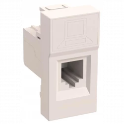 Розетка компьютерная 1-м 1мод. Праймер RJ45 кат.5E UTP механизм IEK CKK-40D-RI1-K01