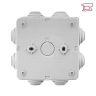 Коробка распаячная КМР-030-031 с крышкой наружная 85х85х40 8 мембранных вводов IP55 EKF plc-kmr-030-