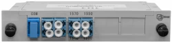 Мультиплексор CWDM одноволоконный 4-х канальный (TRx: 1270, 1290, 1310, 1330, 1530, 1550, 1510, 1570нм)