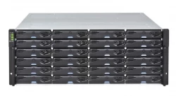 Система хранения данных Infortrend EonStor DS 1000 G3 4U, 24x3.5", 2xCtrl. 8GB total (2x4GB), 2x12G SAS, 2xHost Board, 2xPSU, 2xSup.Cap, Rails