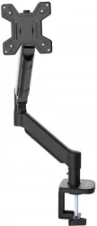 Кронштейн для мониторов ЖК Buro BU-M11 черный 17"-32" макс.10кг крепление к столешнице поворот и нак