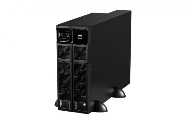 Источник бесперебойного питания Systeme Electric Smart-Save Online SRV 3000 ВА, конвертируемый форм-фактор 4U, 230 В, 6 розеток IEC C13 + 1хС19, S