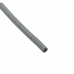 Труба гофрированная ПВХ легкая d16мм с протяжкой сер. (уп.100м) Ruvinil 11601(100)