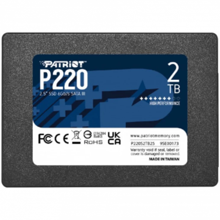 Накопитель SSD Patriot SATA-III 2TB P220S2TB25 P220 2.5"