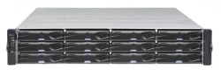 Система хранения данных Infortrend EonStor DS 1000 G3 2U, 12x3.5", 2xCtrl. 8GB total (2x4GB), 2x12G SAS, 2xHost Board, 2xPSU, 2xSup.Cap, Rails