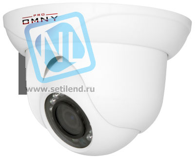 Проектная IP камера OMNY 404 PRO купольная мини 1080p, c ИК подсветкой, 2.8мм, 12В/PoE, EasyMic