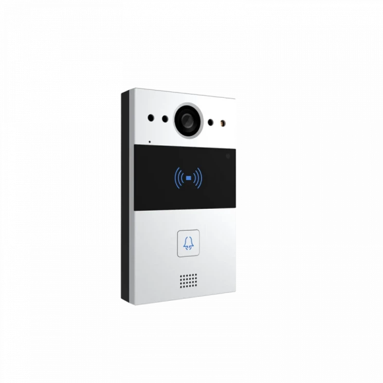 Вызывная панель Akuvox R20A, РоЕ, микрофон, динамик, камера, считыватель RF-карт, врезной монтаж