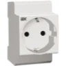 Розетка с заземляющим контактом РАр10-3-ОП