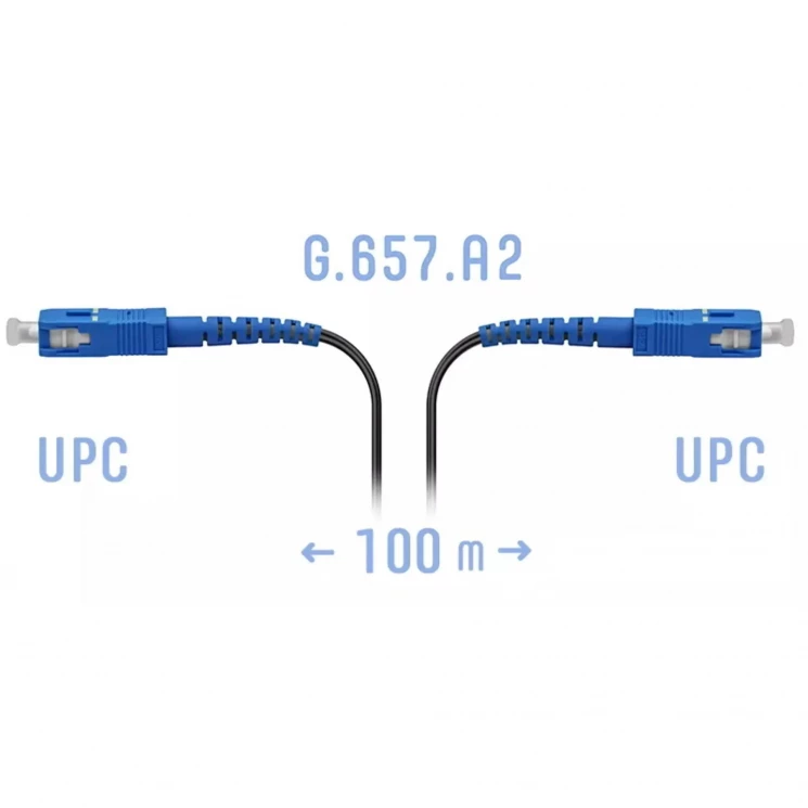 Патчкорд оптический FTTH SC/UPC, кабель 604-02-01, 100 метров