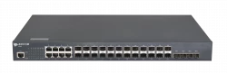 Управляемый коммутатор уровня 3 BDCOM S2900-24S8C4X, 16x 100/1000BaseX SFP, 8x Combo 10/100/1000BaseT / 100/1000BaseX SFP, 4x 1/10GE SFP+, 220VAC