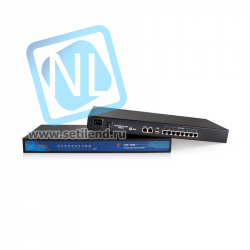 8-портовый конвертер интерфейсов RS232/RS422/RS485 в Ethernet TCP/IP, металл корпус, 19"