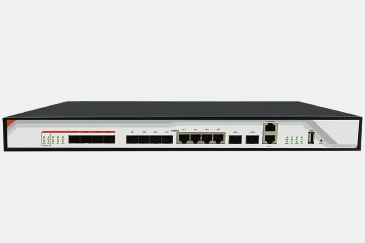 OLT C-DATA FD1604S с 4 портами GPON (SFP), 4 GE комбо-порта, 2 SFP+ порта, 2 БП АC