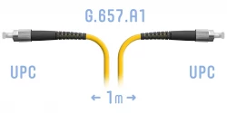 Патчкорд оптический FC/UPC SM G.657.A1 1 метр