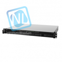 NAS-сервер Synology RackStation RS819, 4xHDD 3,5", 2х1000Base-T, один БП, без дисков