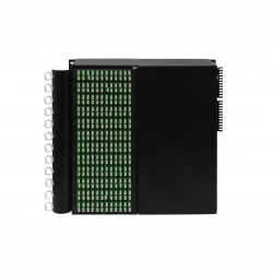 Оптический распределительный кросс высокой плотности укомплектованный на 576 LC портов