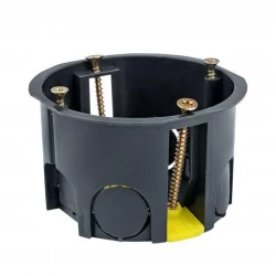 Коробка установочная КМП-020-011 для полых стен 71х45 полипропилен пласт. лапки IP30 черн. EKF plc-k