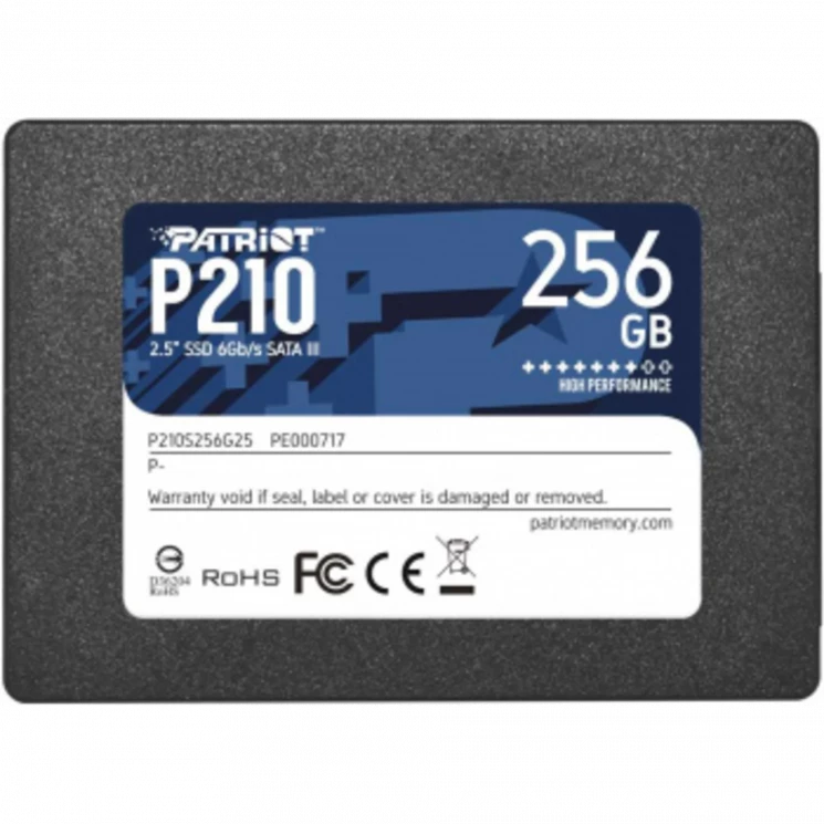 Накопитель SSD Patriot SATA-III 256GB P210S256G25 P210 2.5"
