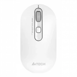 Мышь A4Tech Fstyler FG20 белый оптическая (2000dpi) беспроводная USB для ноутбука (4but)