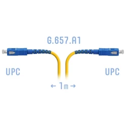 Патчкорд оптический B-Optix SC/UPC SM G.657.A1 1 метр