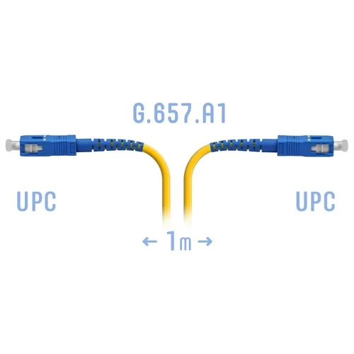 Патчкорд оптический B-Optix SC/UPC SM G.657.A1 1 метр