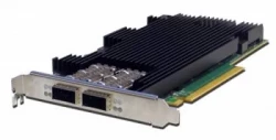 Сетевая карта 2 порта 10G/25G/40G/100GBaseX Content Director (QSFP28, Intel FM10420), Silicom PE3100G2DQiR-QX4
